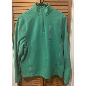 Men's Under Armour Green 1/4 Zip Pullover Jacket Size medium EUC  Soft